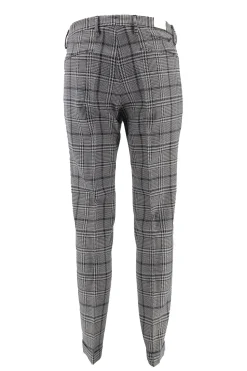 Outlet Pantalone in Lana Tasca America con Pinces / Grigio Uomo Pantaloni