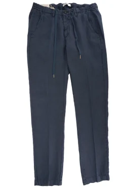Online Pantalone in Lino con Coulisse / Uomo Pantaloni