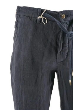 Hot Pantalone in Lino con Coulisse in Vita / Uomo Pantaloni