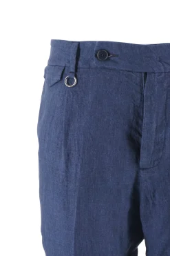 Sale Pantalone in Lino Modello Charles / Uomo Pantaloni