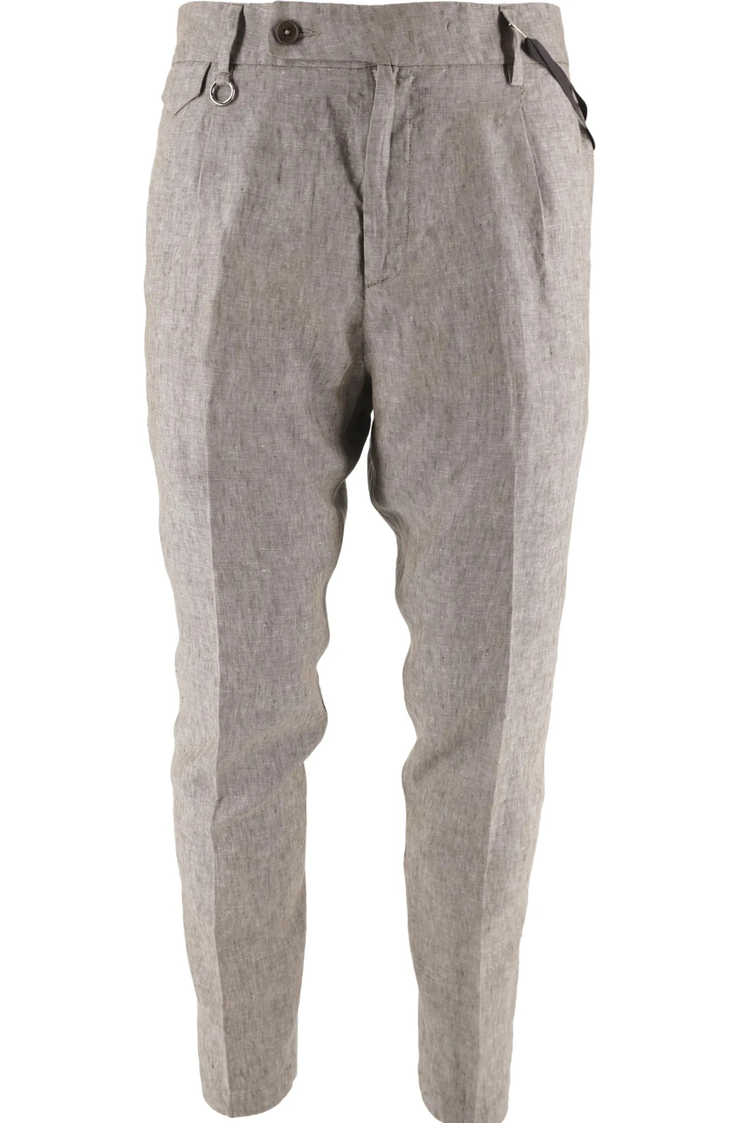 Discount Pantalone in Lino Modello Charles / Uomo Pantaloni