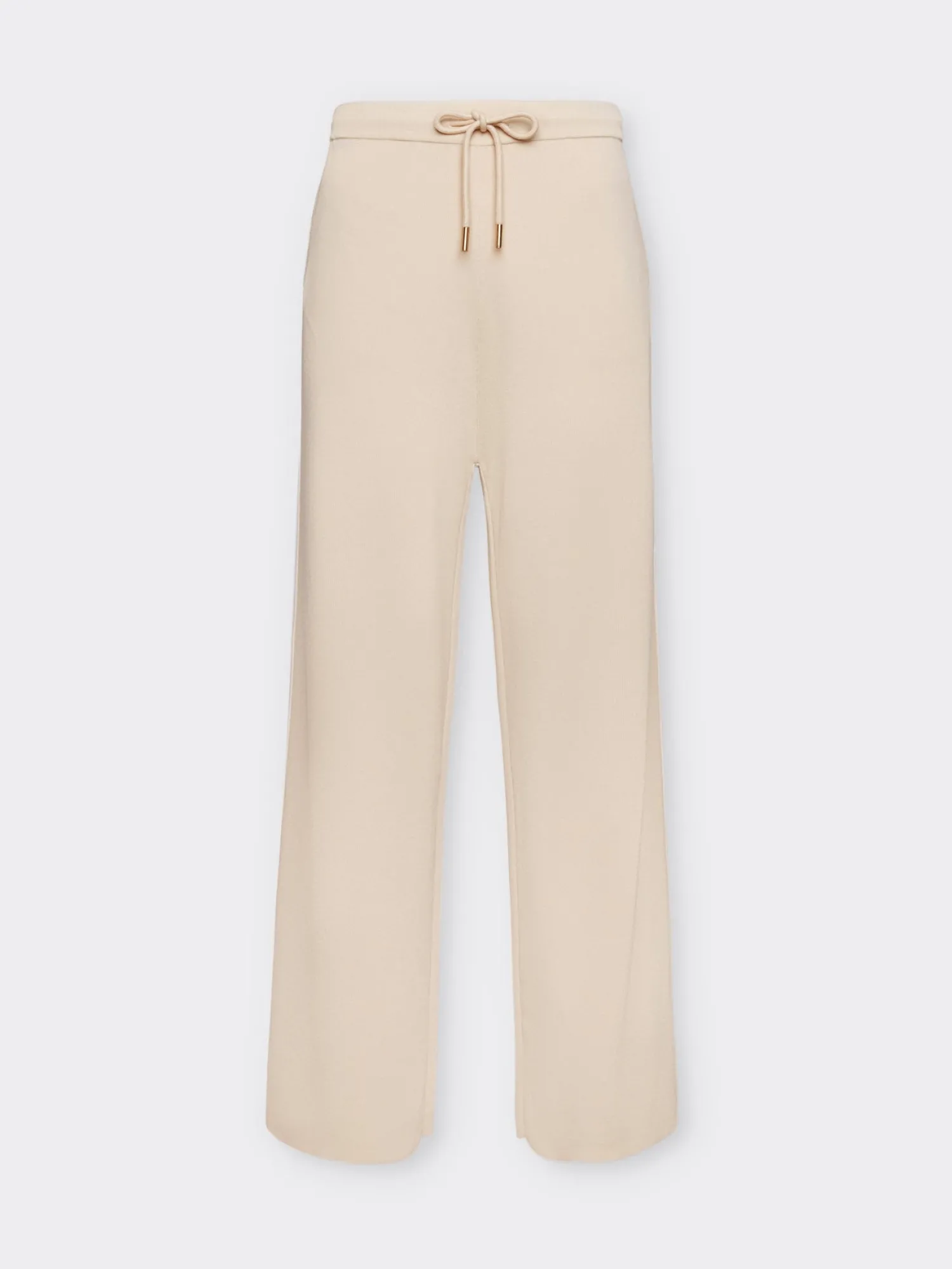 New Pantalone in Maglia con Bordi a Righe / Donna Pantaloni