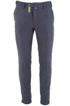 Online Pantalone in Misto Lana con Fantasia / Uomo Pantaloni