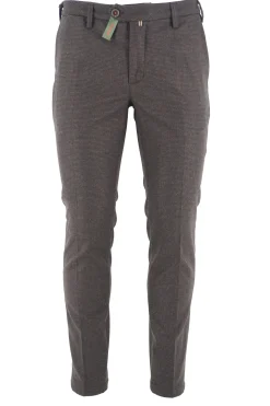 Best Pantalone in Misto Lana con Fantasia / Uomo Pantaloni