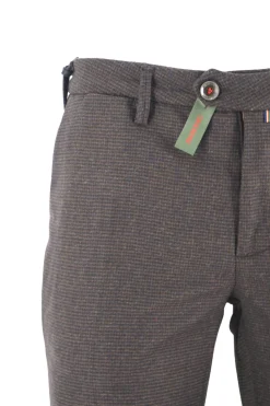 Best Pantalone in Misto Lana con Fantasia / Uomo Pantaloni