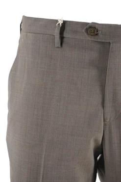 Outlet Pantalone in Misto Lana Estiva / Beige Uomo Pantaloni