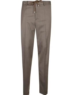 Pantalone in Misto Lana Montreal / Beige Uomo Pantaloni