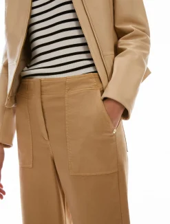 Outlet Pantalone in Piqué di Cotone / Donna Pantaloni