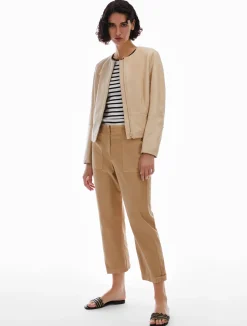 Outlet Pantalone in Piqué di Cotone / Donna Pantaloni