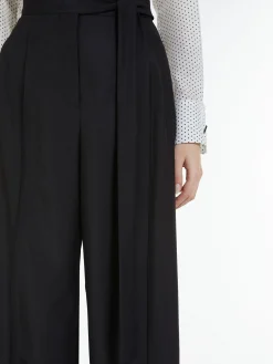 Discount Pantalone in Saglia di Lana / Donna Pantaloni