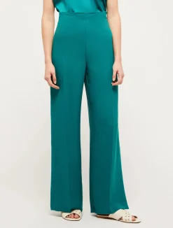 Discount Pantalone in Satin PennyBlack / Donna Pantaloni
