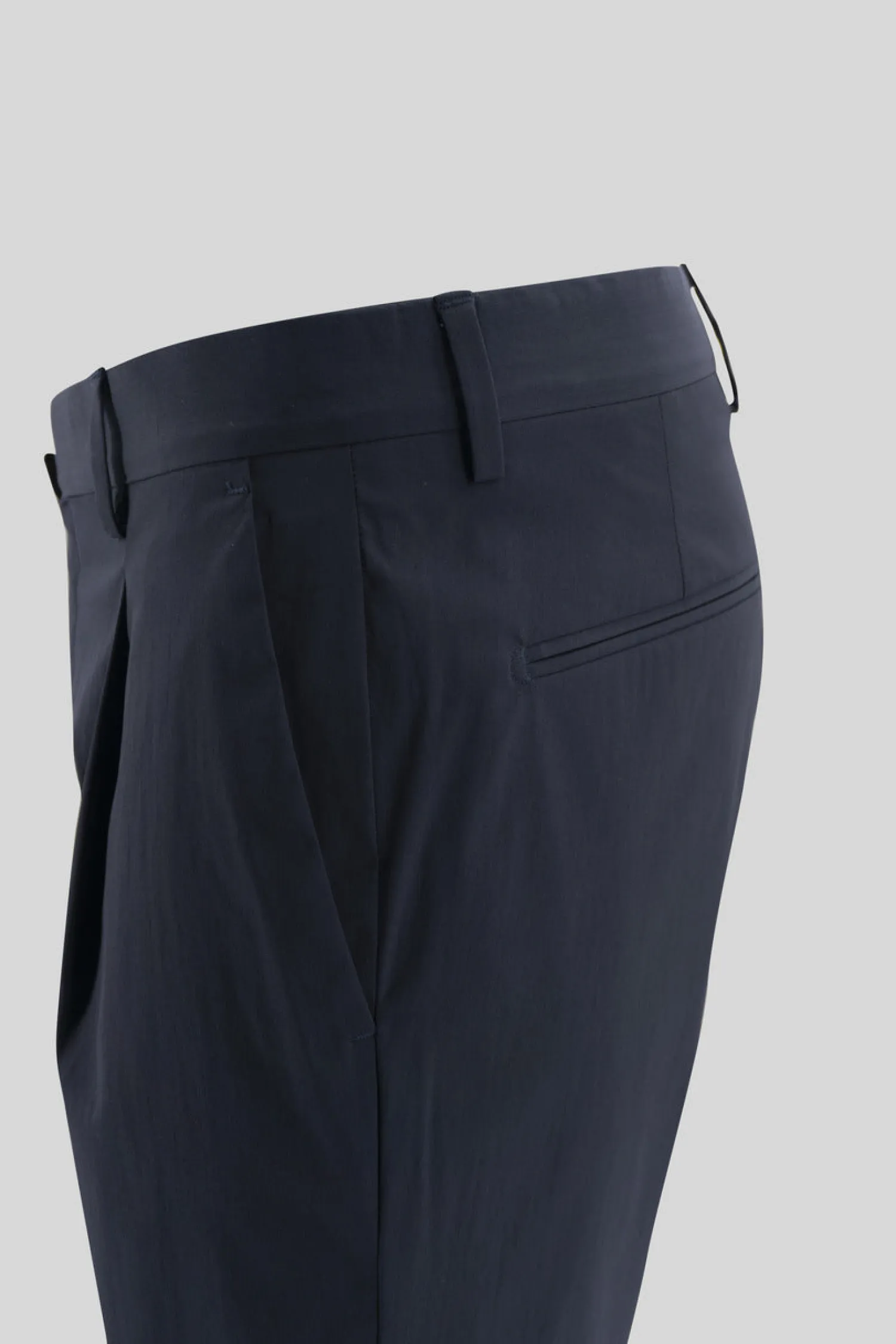Pantalone in Techno Wool / Blu Uomo Pantaloni