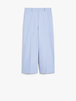 Best Pantalone in Tela di Cotone e Lino / Donna Pantaloni