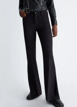 Best Pantalone in Tessuto Stretch a Vita Alta / Donna Pantaloni