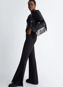 Best Pantalone in Tessuto Stretch a Vita Alta / Donna Pantaloni
