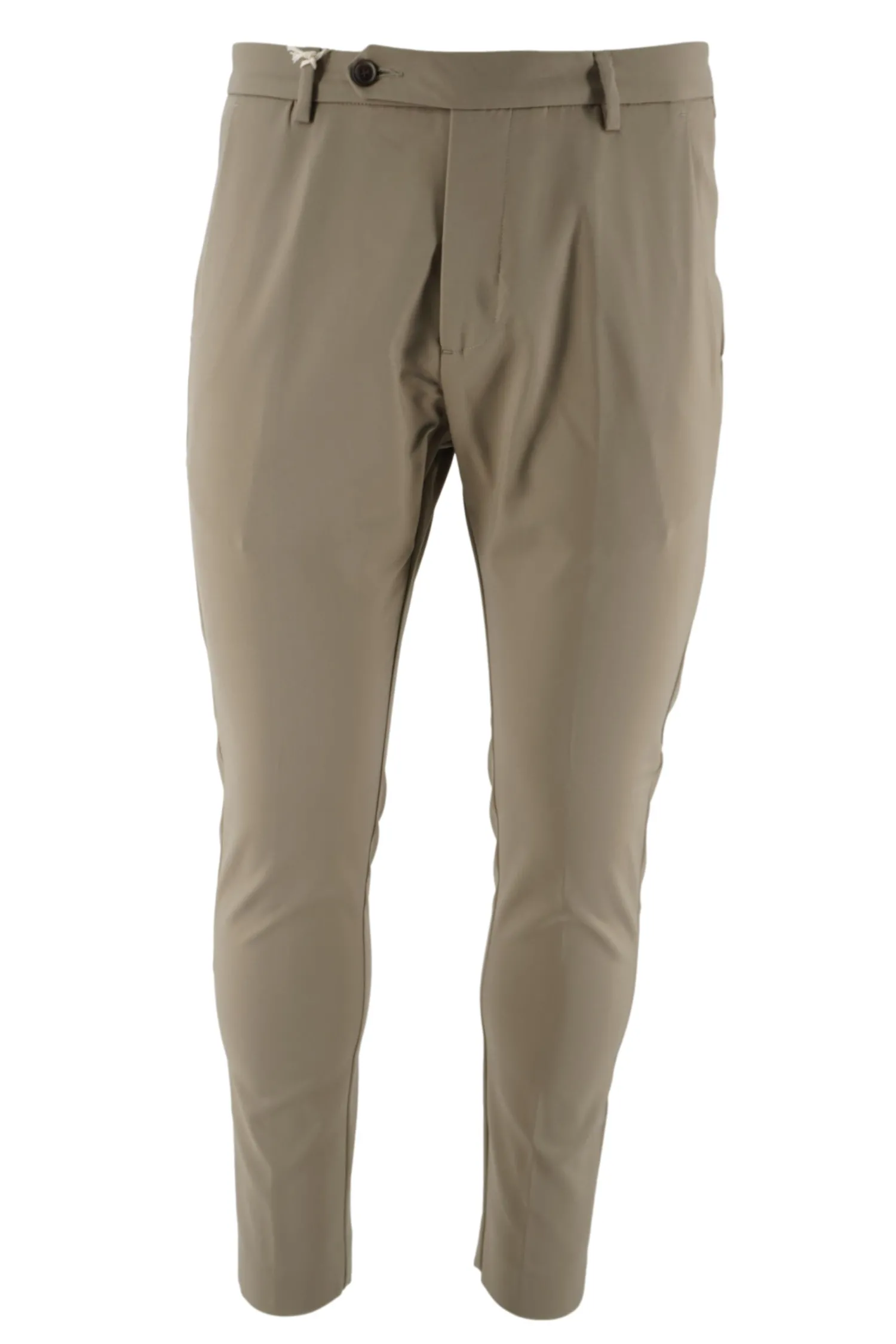 New Pantalone in Tessuto Tecnico Montecarlo / Tortora Uomo Pantaloni