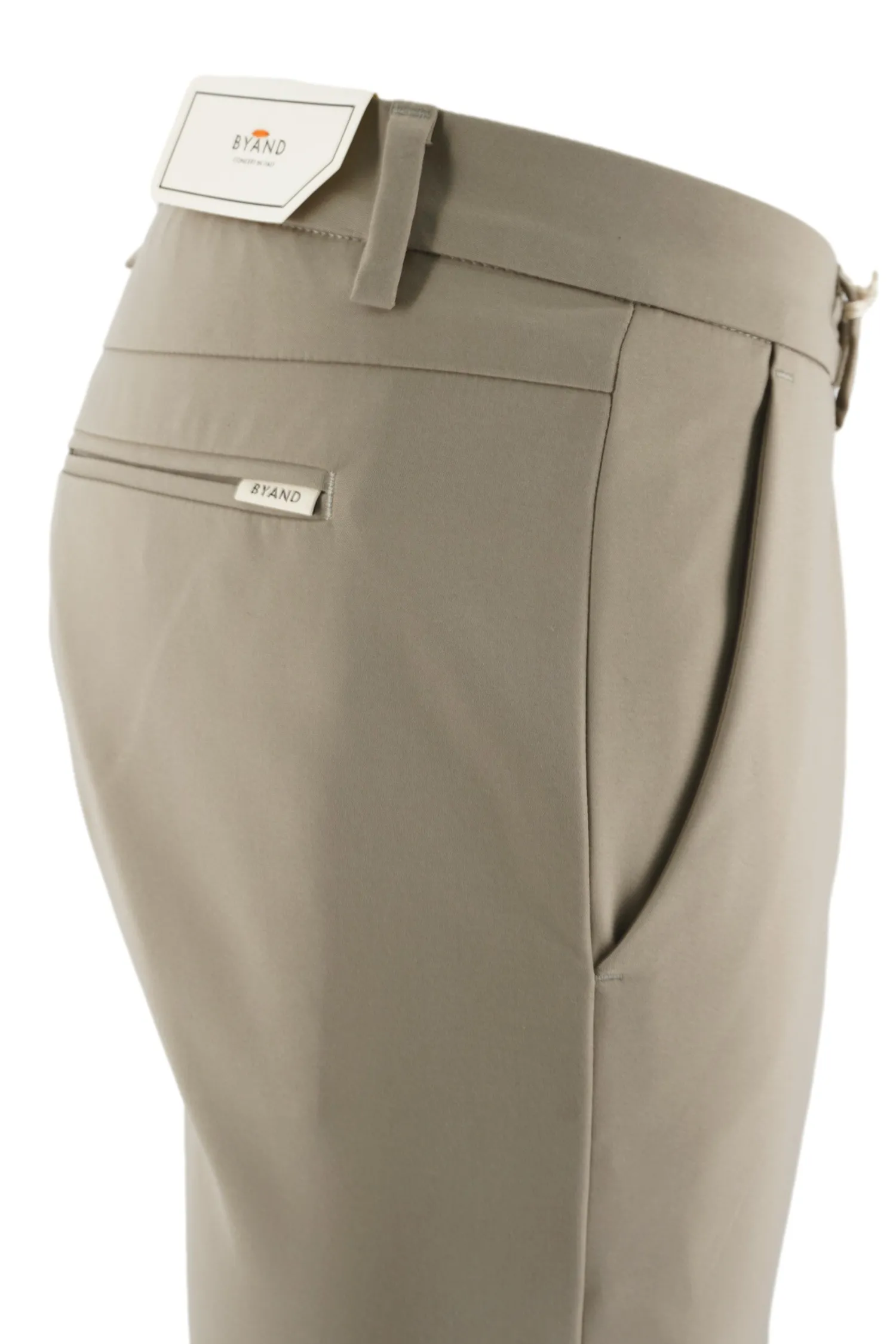 New Pantalone in Tessuto Tecnico Montecarlo / Tortora Uomo Pantaloni