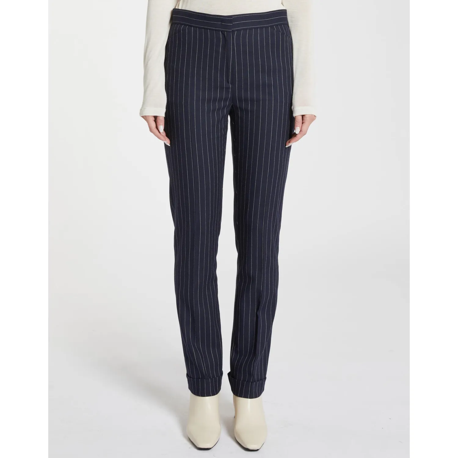 Sale Pantalone in Twill con Fantasia / Donna Pantaloni