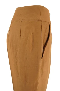 Online Pantalone in Viscosa e Lino / Donna Pantaloni