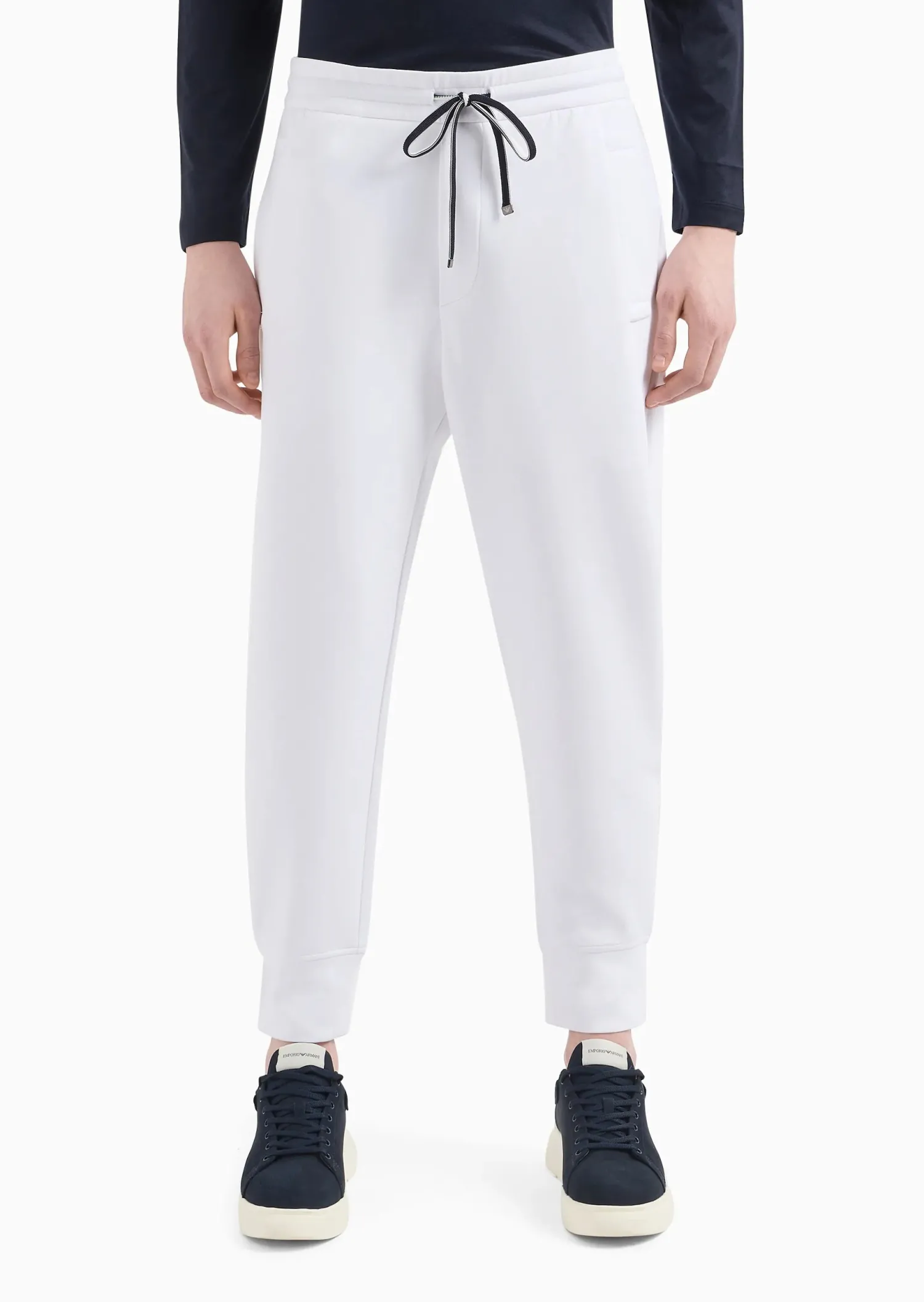 Clearance Pantalone Jogger in Double Jersey / Uomo Pantaloni
