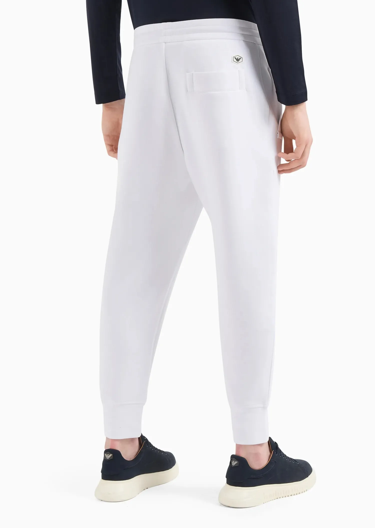 Clearance Pantalone Jogger in Double Jersey / Uomo Pantaloni