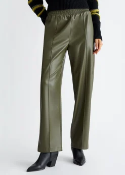 Sale Pantalone Jogging in Tessuto Spalmato / Donna Pantaloni