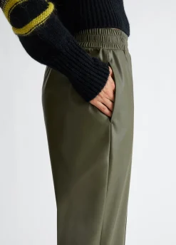 Sale Pantalone Jogging in Tessuto Spalmato / Donna Pantaloni