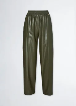 Sale Pantalone Jogging in Tessuto Spalmato / Donna Pantaloni