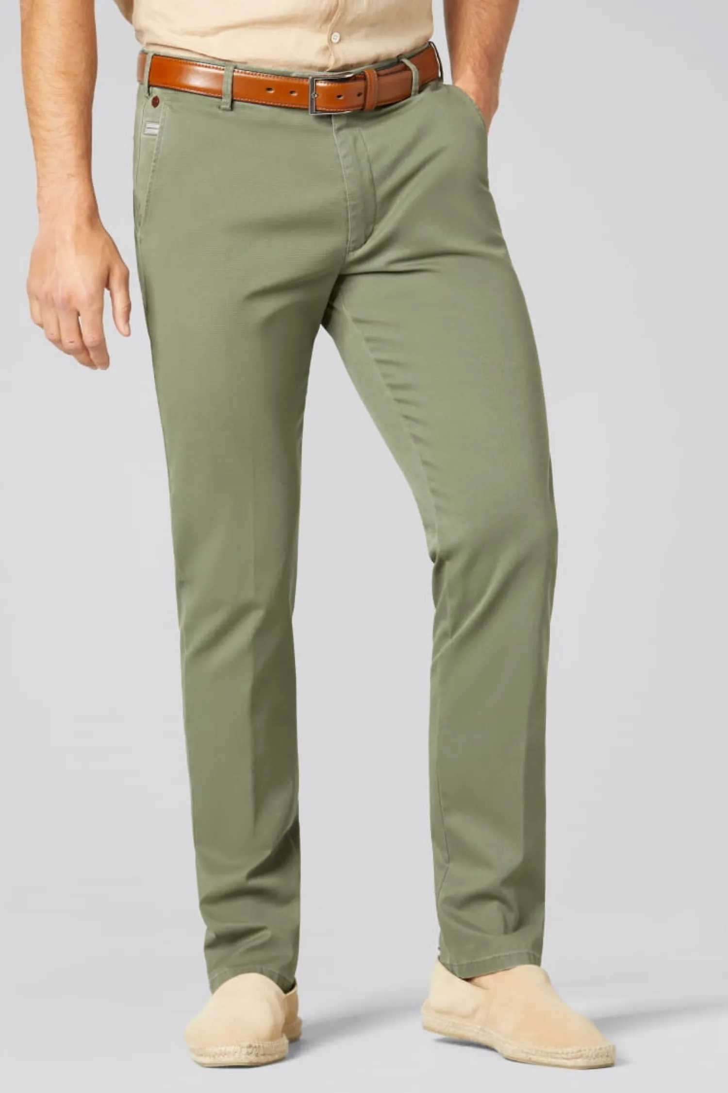 Outlet Pantalone Regular Fit / Verde Uomo Pantaloni