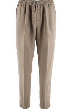 Outlet Pantalone Modello Wimbledon in Lino / Uomo Pantaloni