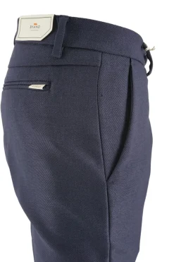 Outlet Pantalone Montecarlo con Tessuto Diagonale / Uomo Pantaloni