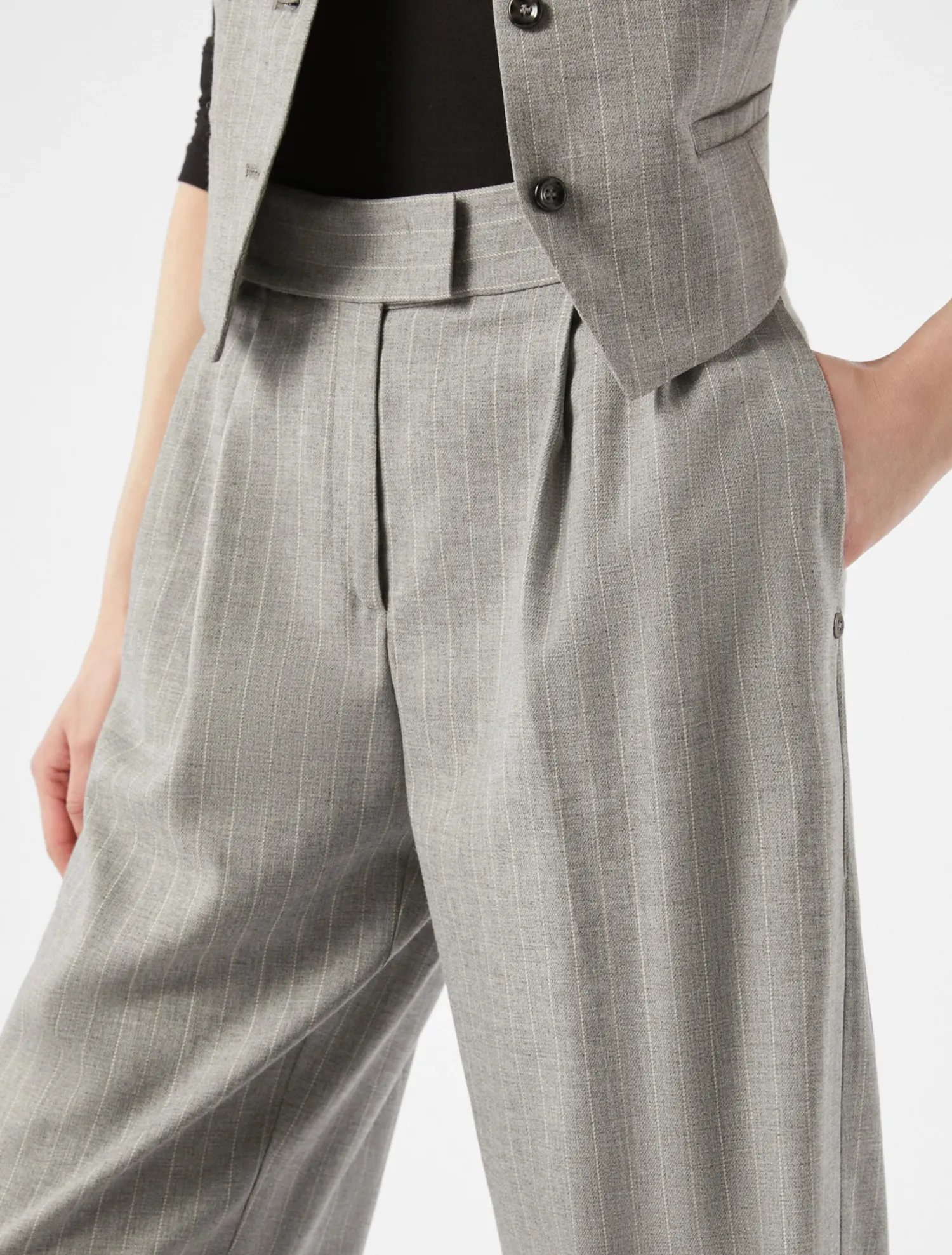 Sale Pantalone Morbido in Twill / Donna Pantaloni