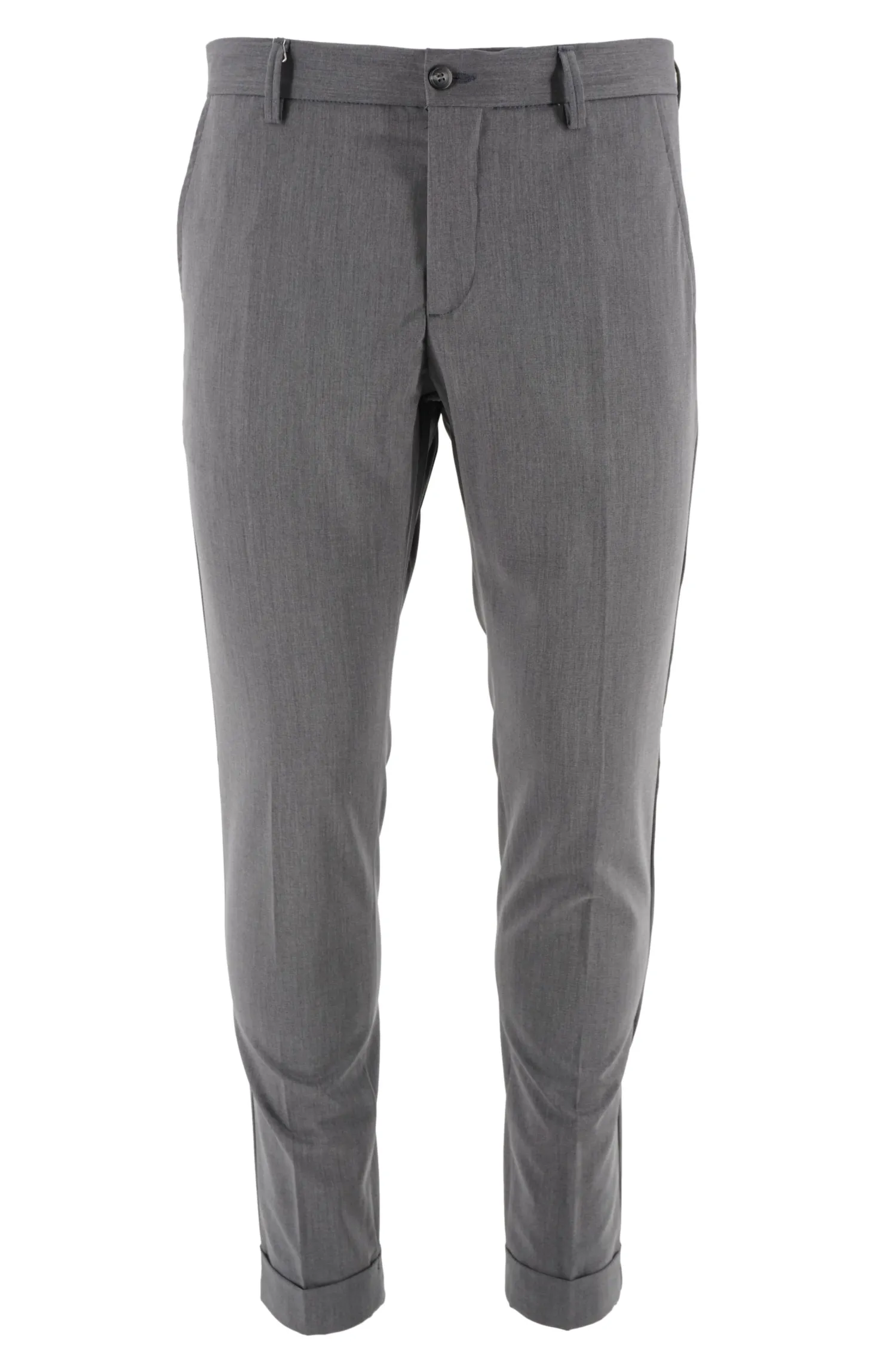 Pantalone New Sean in Misto Lana / Grigio Uomo Pantaloni