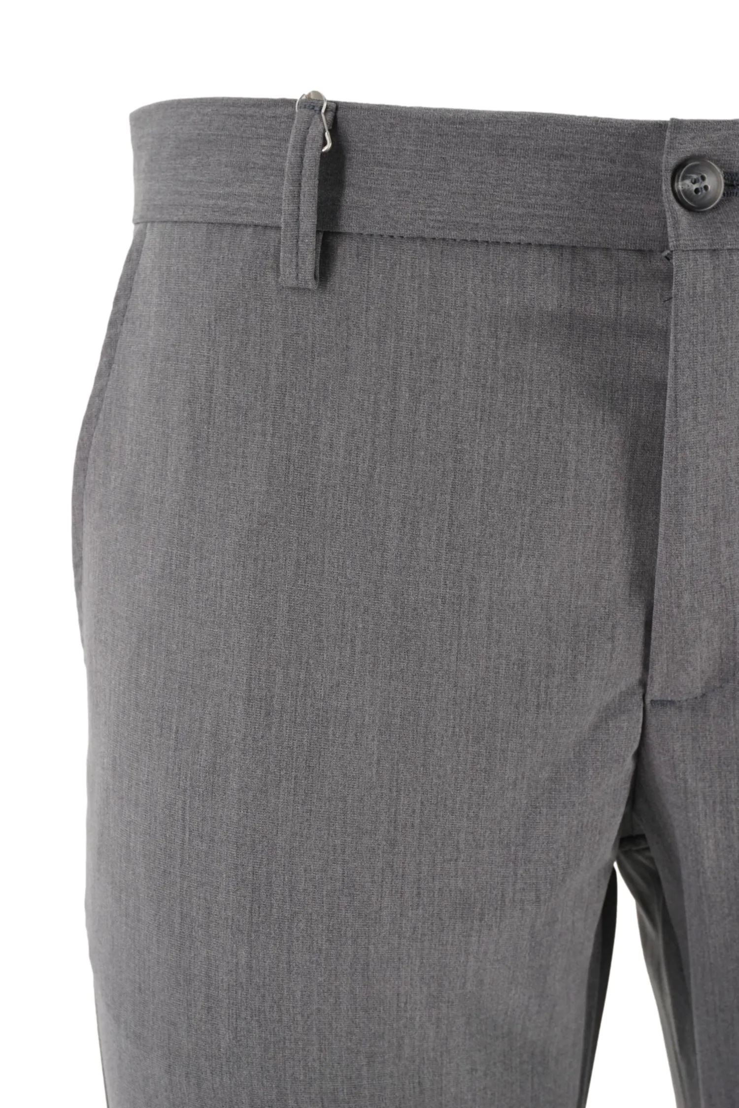 Pantalone New Sean in Misto Lana / Grigio Uomo Pantaloni