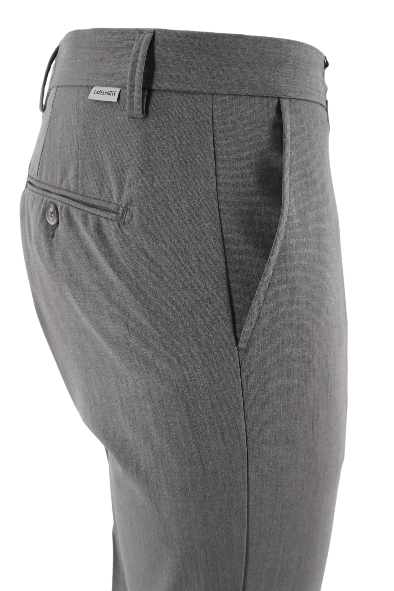 Pantalone New Sean in Misto Lana / Grigio Uomo Pantaloni