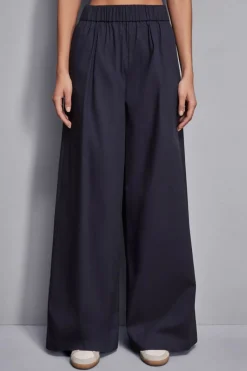 Sale Pantalone Palazzo a Vita Alta / Donna Pantaloni