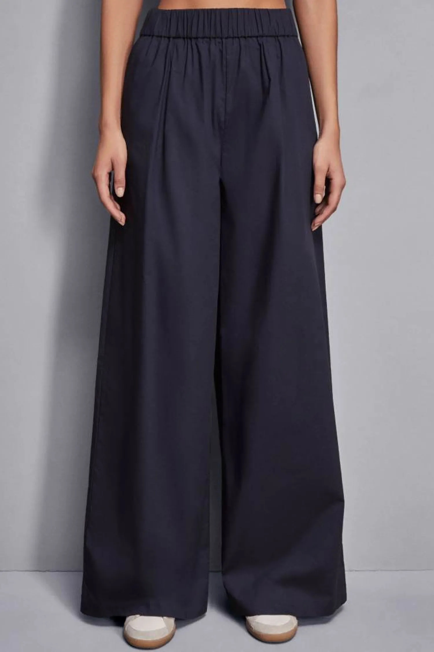 Sale Pantalone Palazzo a Vita Alta / Donna Pantaloni