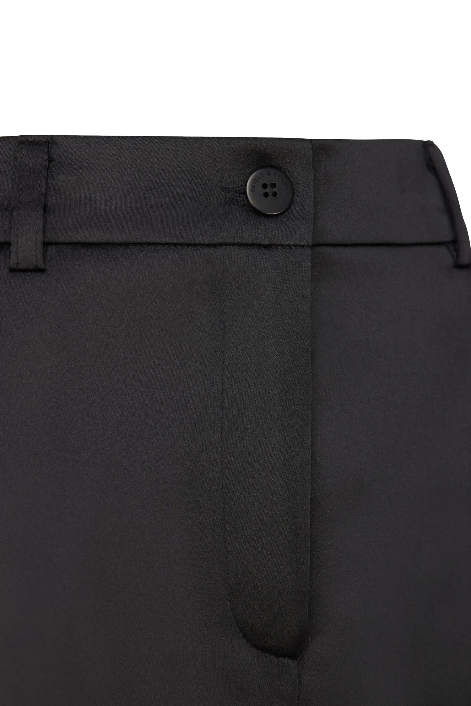 Discount Pantalone Palazzo Effetto Lucido / Donna Pantaloni