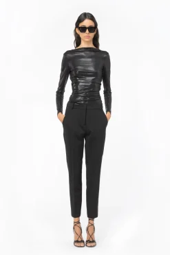 Discount Pantalone Punto Stoffa Slim Fit / Donna Pantaloni