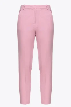 Outlet Pantalone Punto Stoffa Slim Fit / Donna Pantaloni