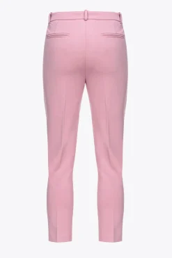 Outlet Pantalone Punto Stoffa Slim Fit / Donna Pantaloni