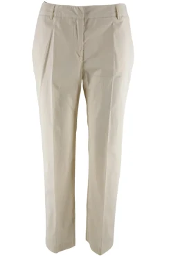 New Pantalone Regular Fit in Cotone / Donna Pantaloni