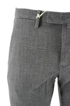 Clearance Pantalone Regular Fit in Effetto Lana / Uomo Pantaloni