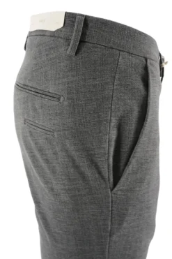 Clearance Pantalone Regular Fit in Effetto Lana / Uomo Pantaloni
