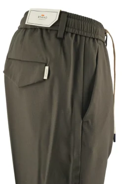 Best Pantalone Relax in Viscosa con Coulisse / Uomo Pantaloni