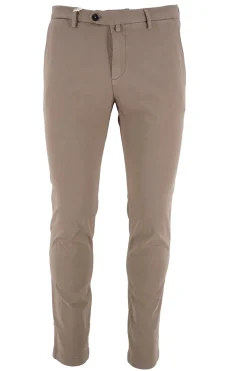 New Pantalone Slim Fit in Cotone / Uomo Pantaloni