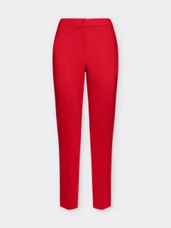 Discount Pantalone Slim Fit in Punto Milano / Donna Pantaloni