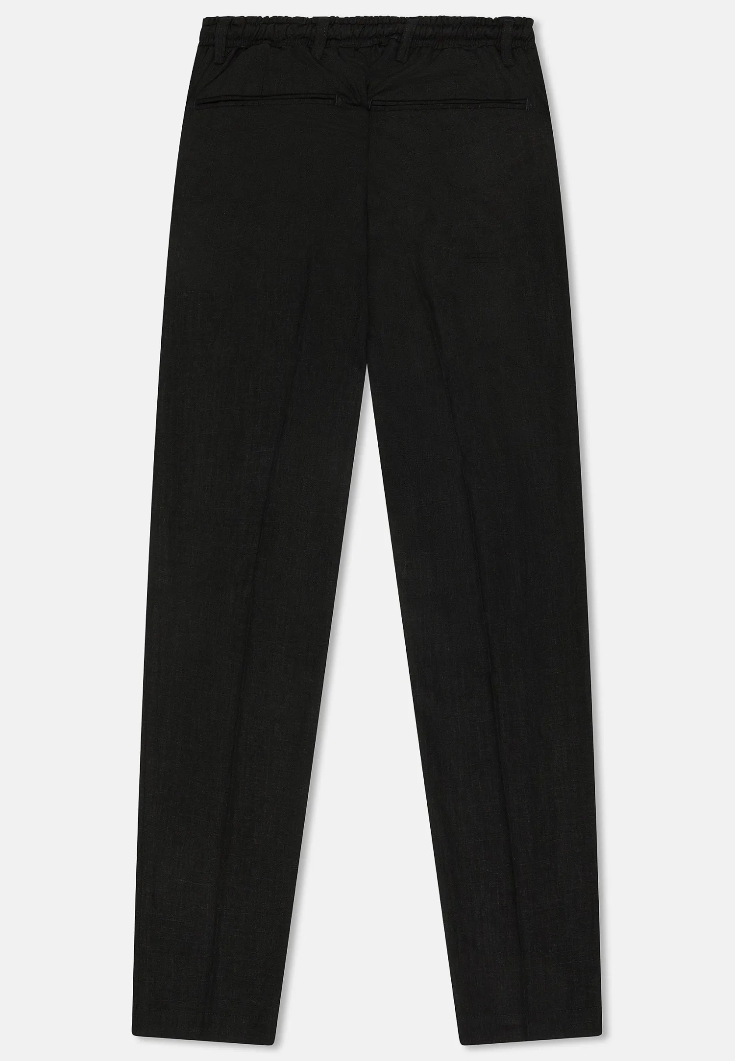 New Pantaloni in Misto Lino Slim Fit con Coulisse / Uomo Pantaloni