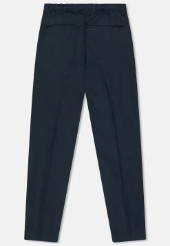 Best Pantaloni in Misto Lino Slim Fit con Coulisse / Uomo Pantaloni