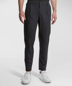Pantaloni in Scuba Light, Confort Fit / Blu Uomo Pantaloni